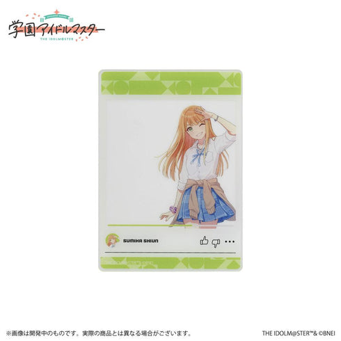 『学園アイドルマスター』公式クリアカード 紫雲清夏 A【202505再販】
